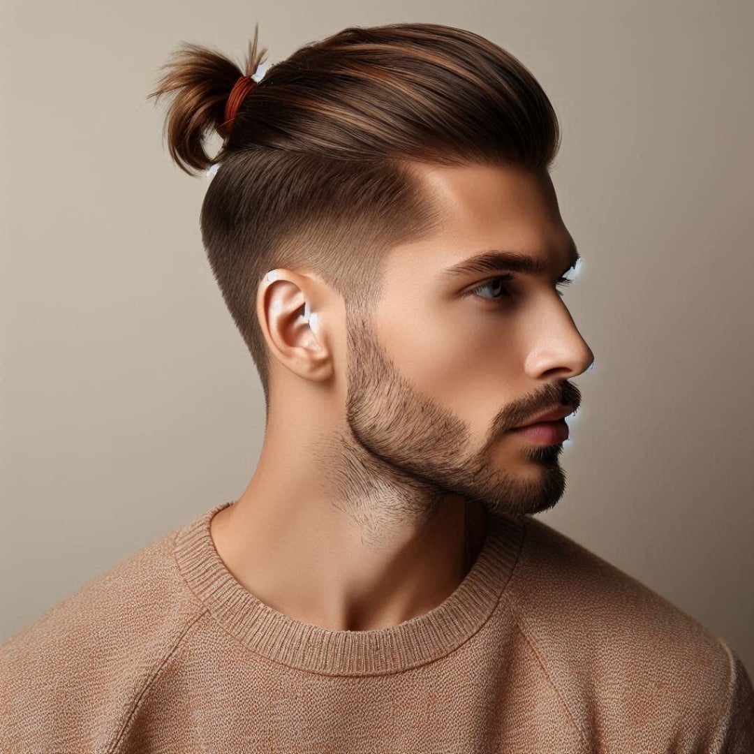 Corte moderno com topo volumoso